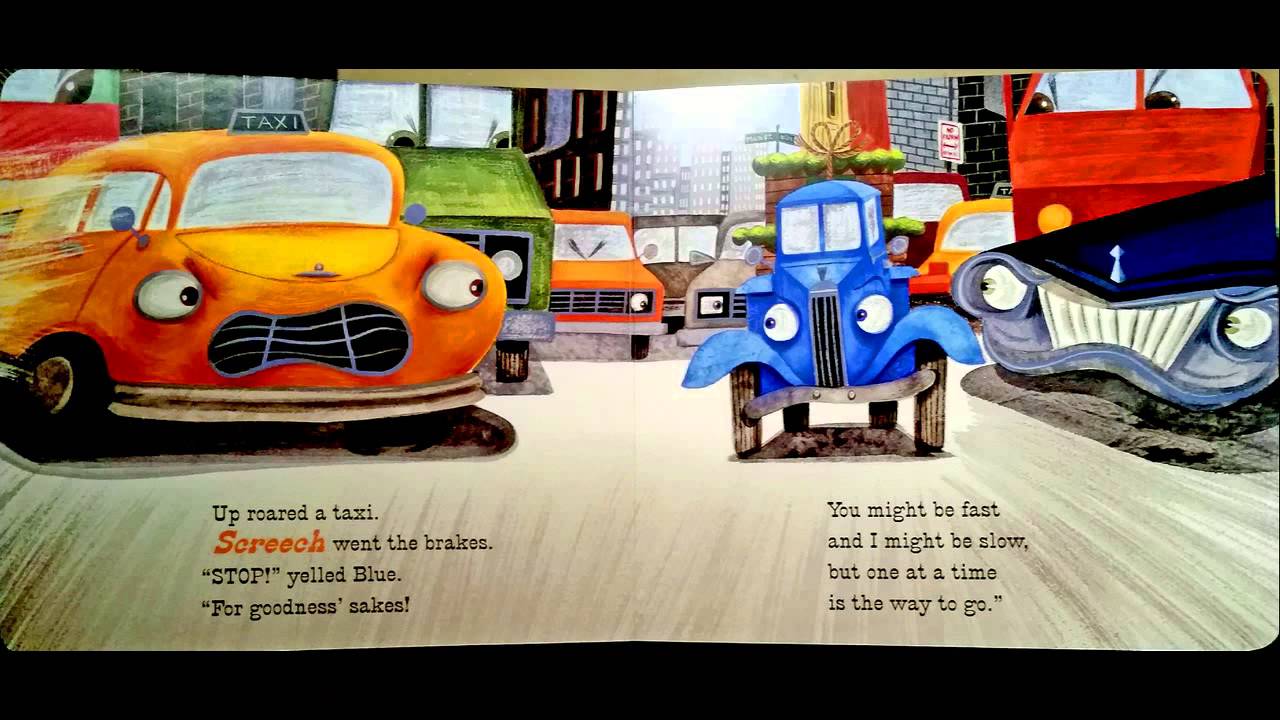little blue truck