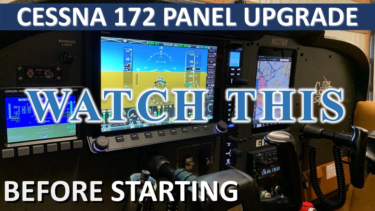 Cessna 172 Panel Upgrade | Dynon Skyview HDX | Watch This First