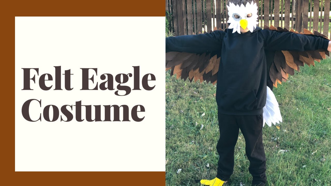 DIY Eagle Felt Costume| DIY Bird Costume | Felt Wings