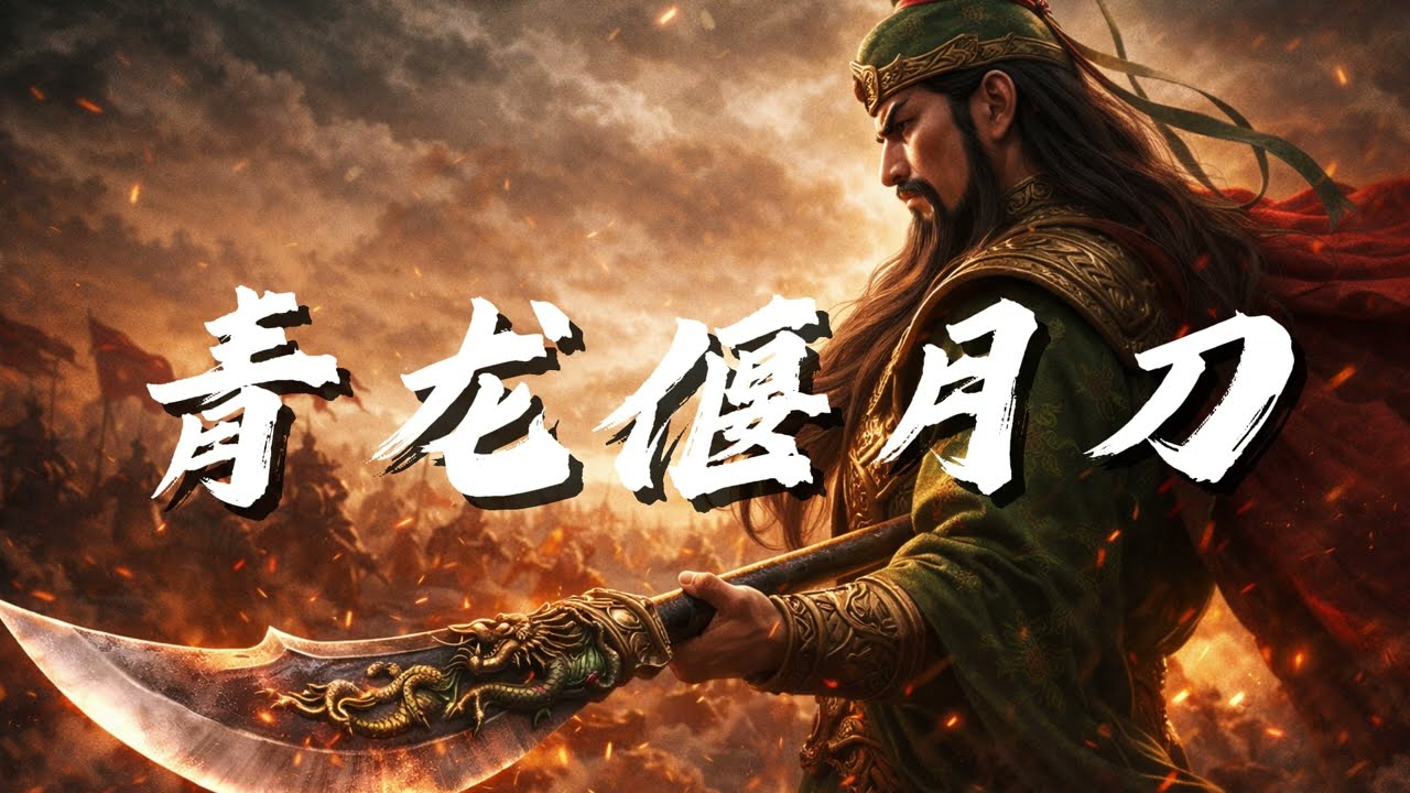 Asher 家宏 - 【青龙偃月刀】（原唱：AI）青龙偃月刀在我手 一刀下去谁能走【歌词】忠肝义胆刻在骨头 生死关头我不低头 #ai #古风 #asher家宏
