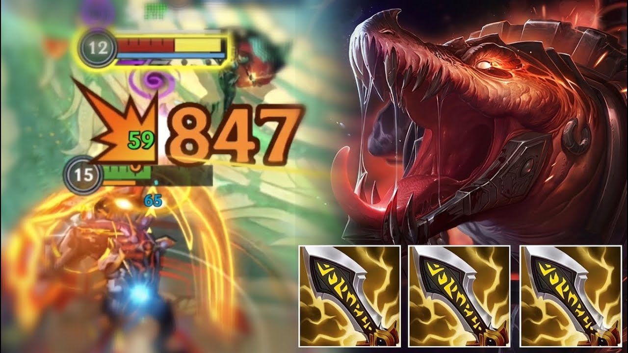 Wild Rift: PLAY CRIT RENEKTON TO CLIMB!!