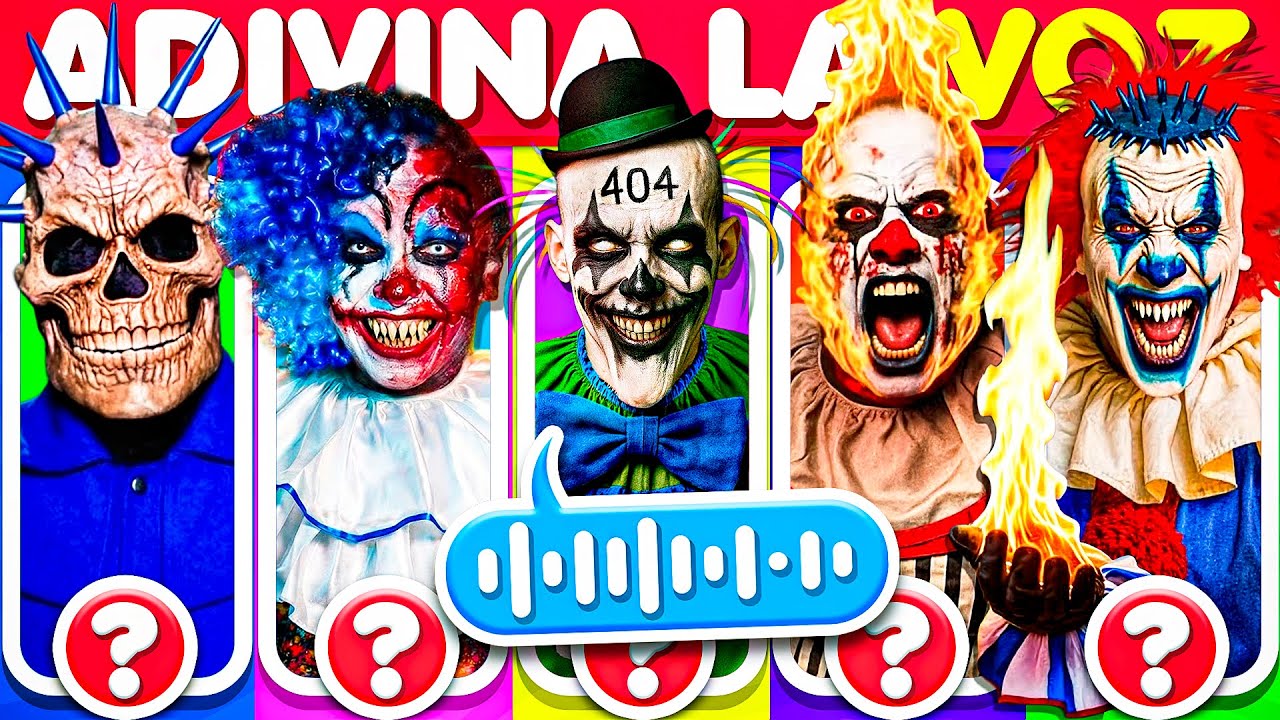 Adivina El Payaso de la Deep Web por La Voz #2 - Quiz de Fede Vigevani 🤡❓🎪 | TriviaTime