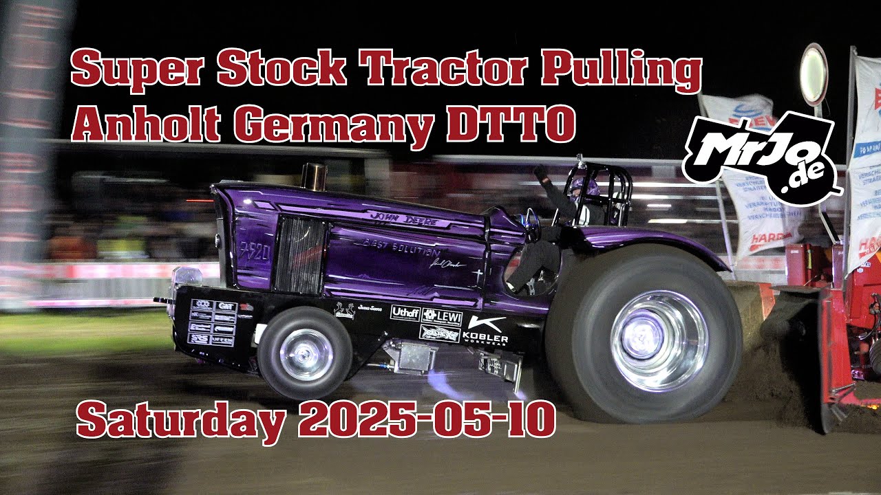 Super Stock Anholt Nightpull Tractor Pulling 2025