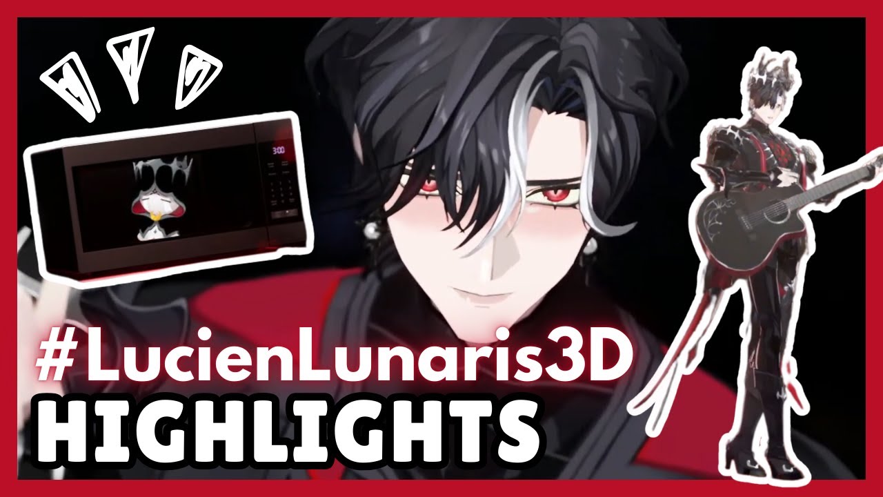Pretty Vampire Lucien is here in 3D! | #LucienLunaris3D Highlights