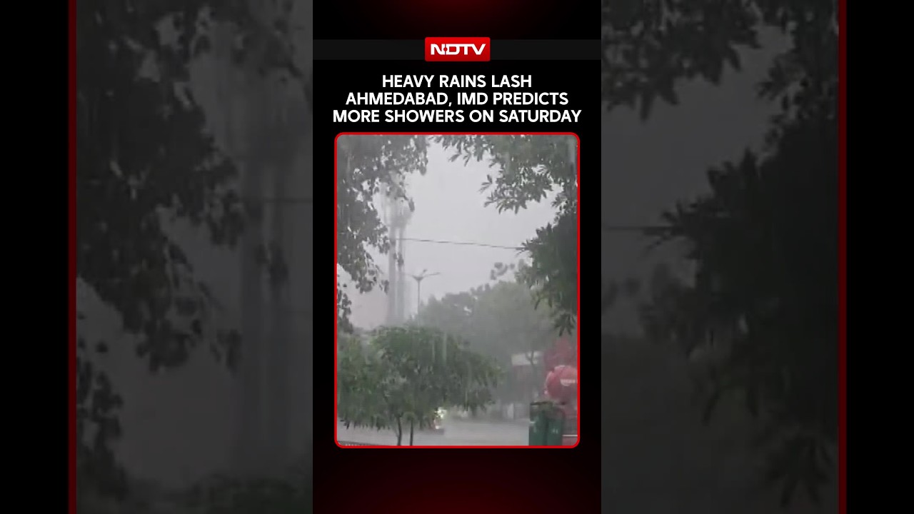 Gujarat Rains | Heavy Rains Flood Ahmedabad Roads, Over 200 Areas Inundated, More Showers Predicted