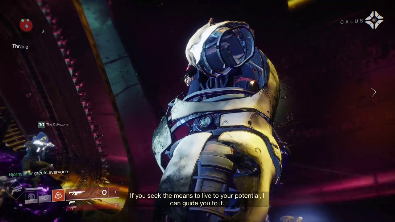 Calus breaks the pattern - Destiny 2