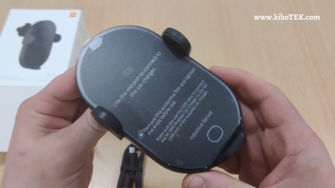 Cargador Inalámbrico de Coche Xiaomi 20W en Español (Mi wireless car charger 20w)