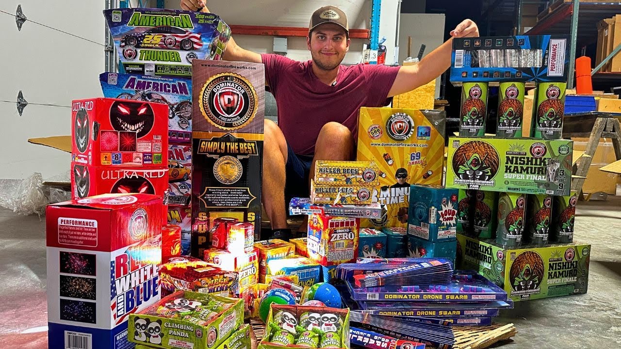 MOST INSANE FIREWORK UNBOXING!!!