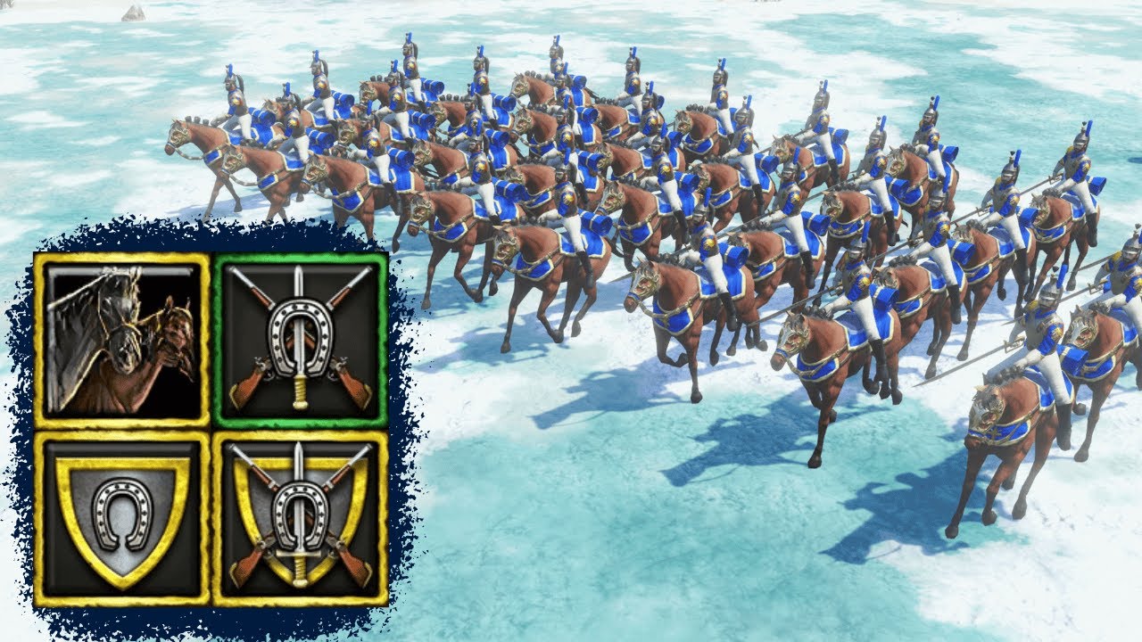 AOE3DE: Французские кирасиры всё ещё короли кавалерии!!! Эпические 4 на 4 с безумным французским ...