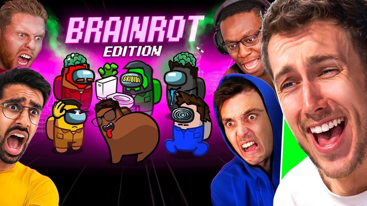 MINIMINTER REACTS TO SIDEMEN AMONG US: BRAIN-ROT EDITION