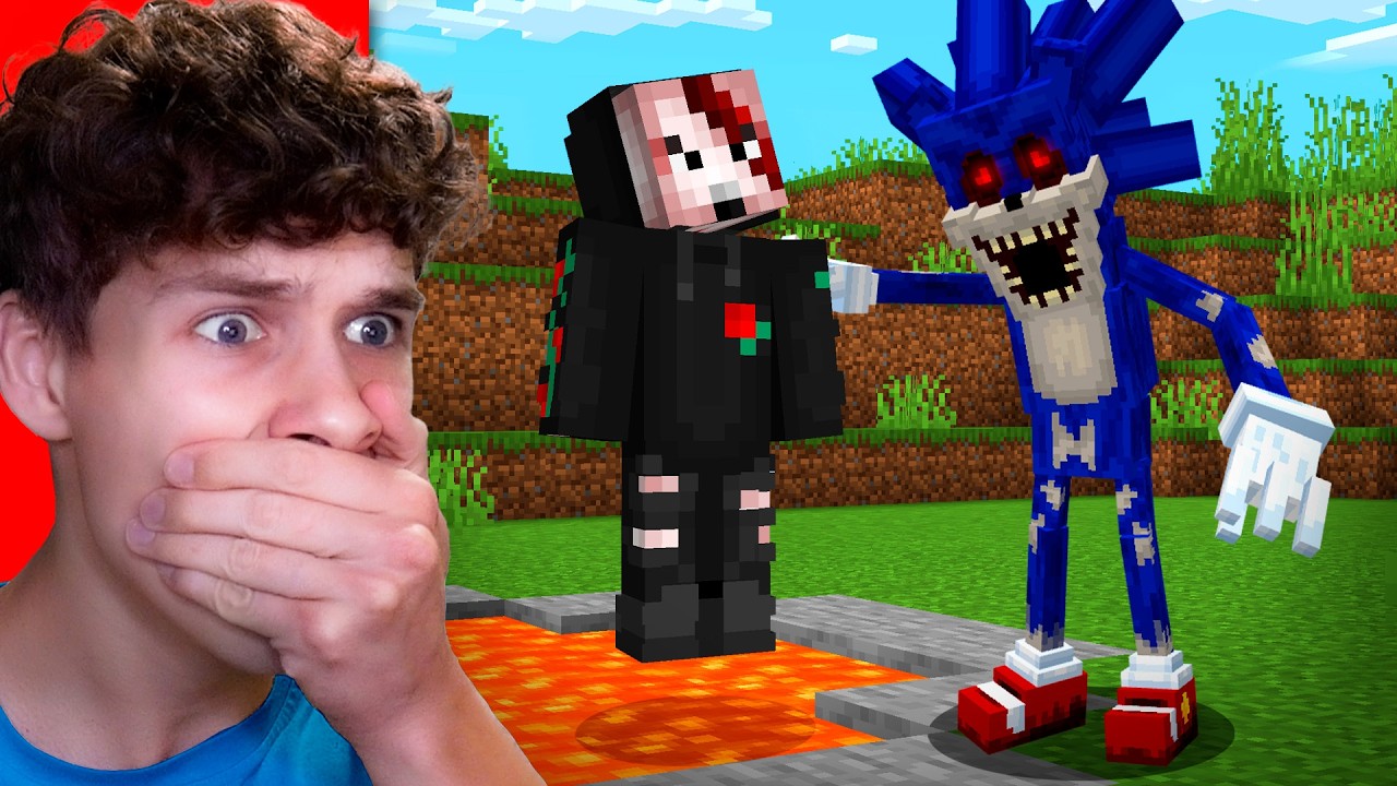 Trolleé a Mi Amigo con Sonic.EXE en Minecraft