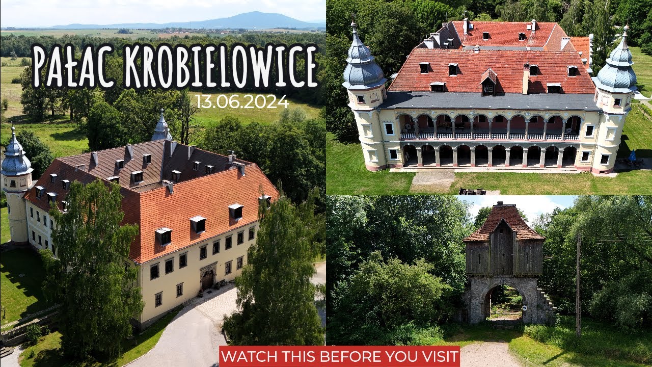 🇵🇱 Pałac Krobielowice 13.06.2024 z drona MINI 4 Pro 4k in Poland 🇵🇱