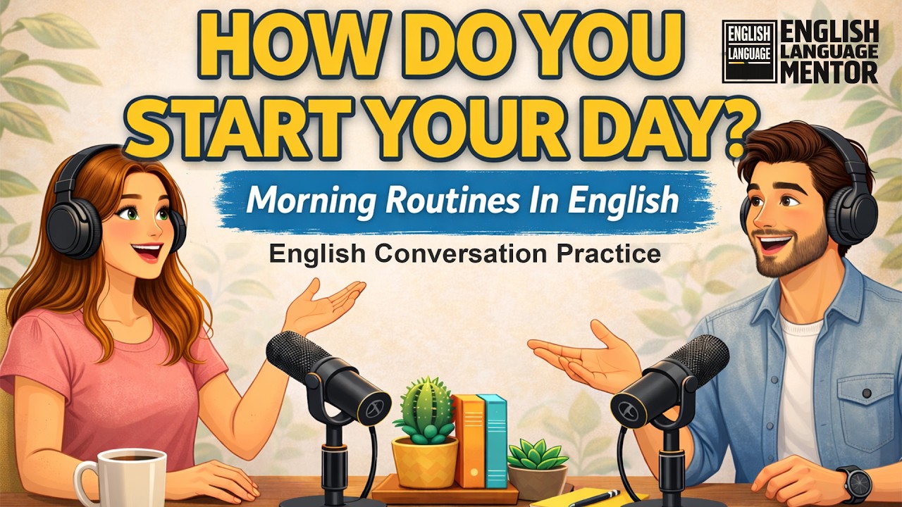 English Podcast | How Do You Start Your Day? | Morning Routines & Daily Habits in English