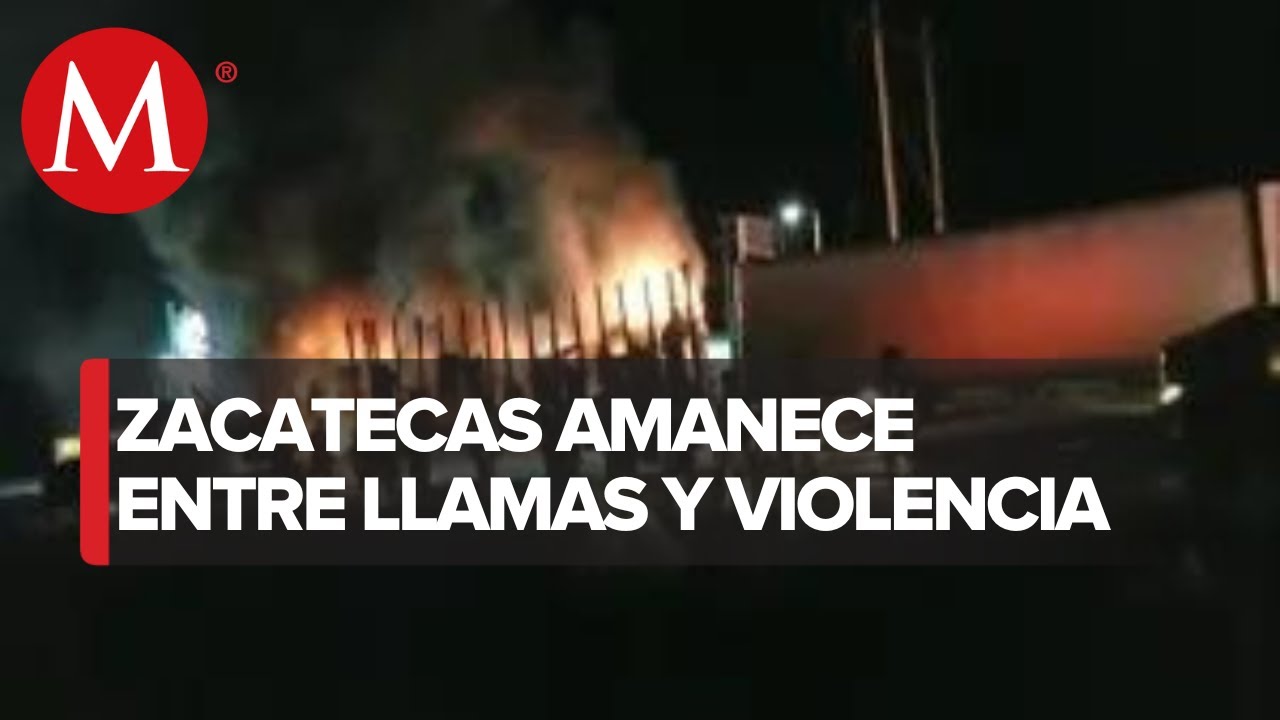 Refuerzan seguridad tras bloqueos y quema de vehículos en Zacatecas