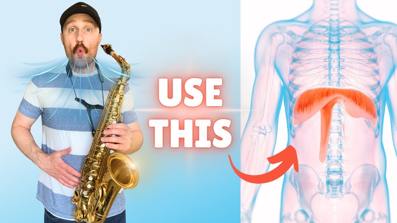 The RIGHT WAY to BREATHE for saxophone (good breath technique)