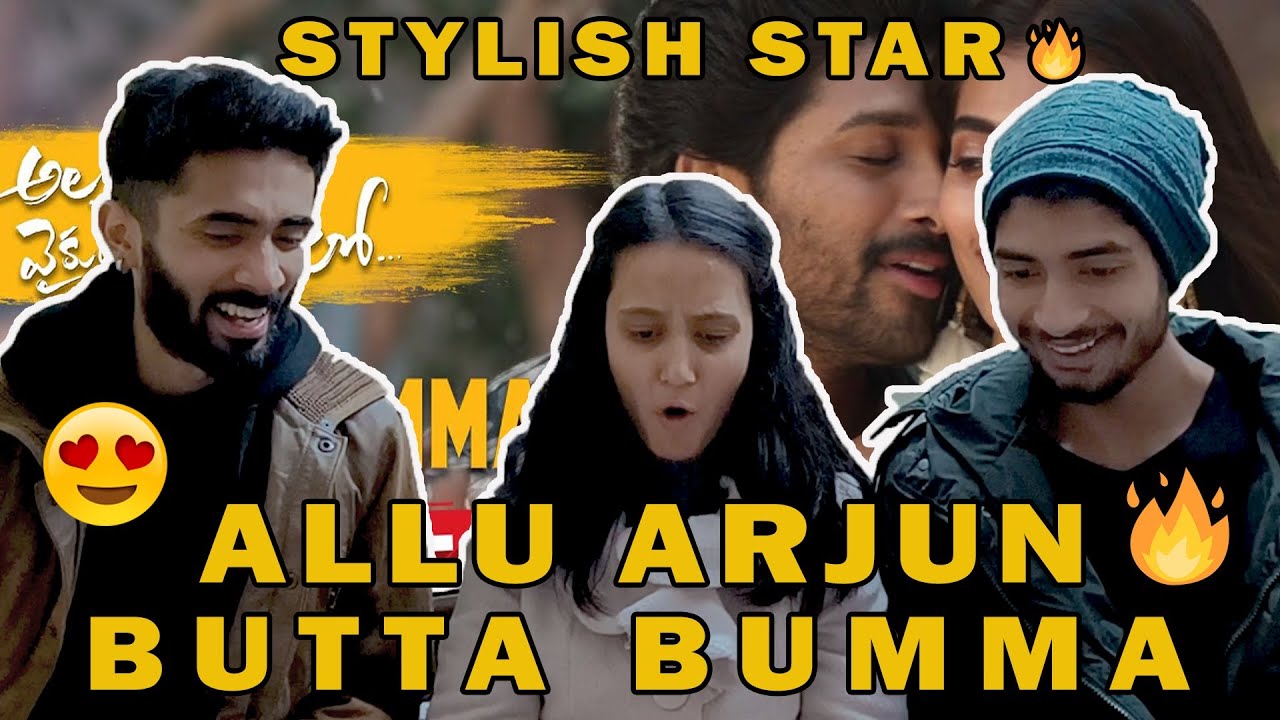 BUTTABOMMA Full Video Song REACTION | Allu Arjun | Armaan Malik #AlaVaikunthapurramuloo