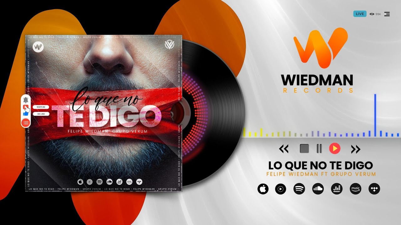 Lo Que No Te Digo - Felipe Wiedman ft Grupo Verum | Wiedman Records