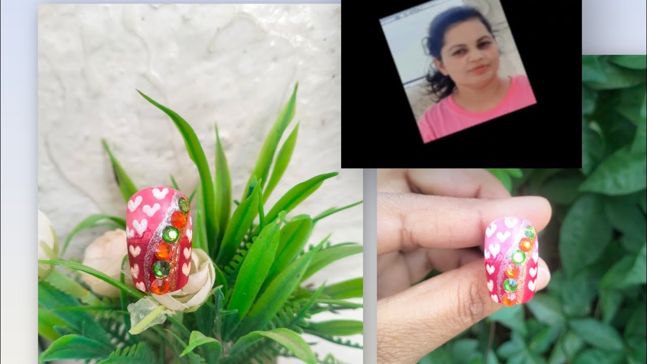 New nail designs  easy nail art at home #youtube #diy #thenailgallery#viralvideo