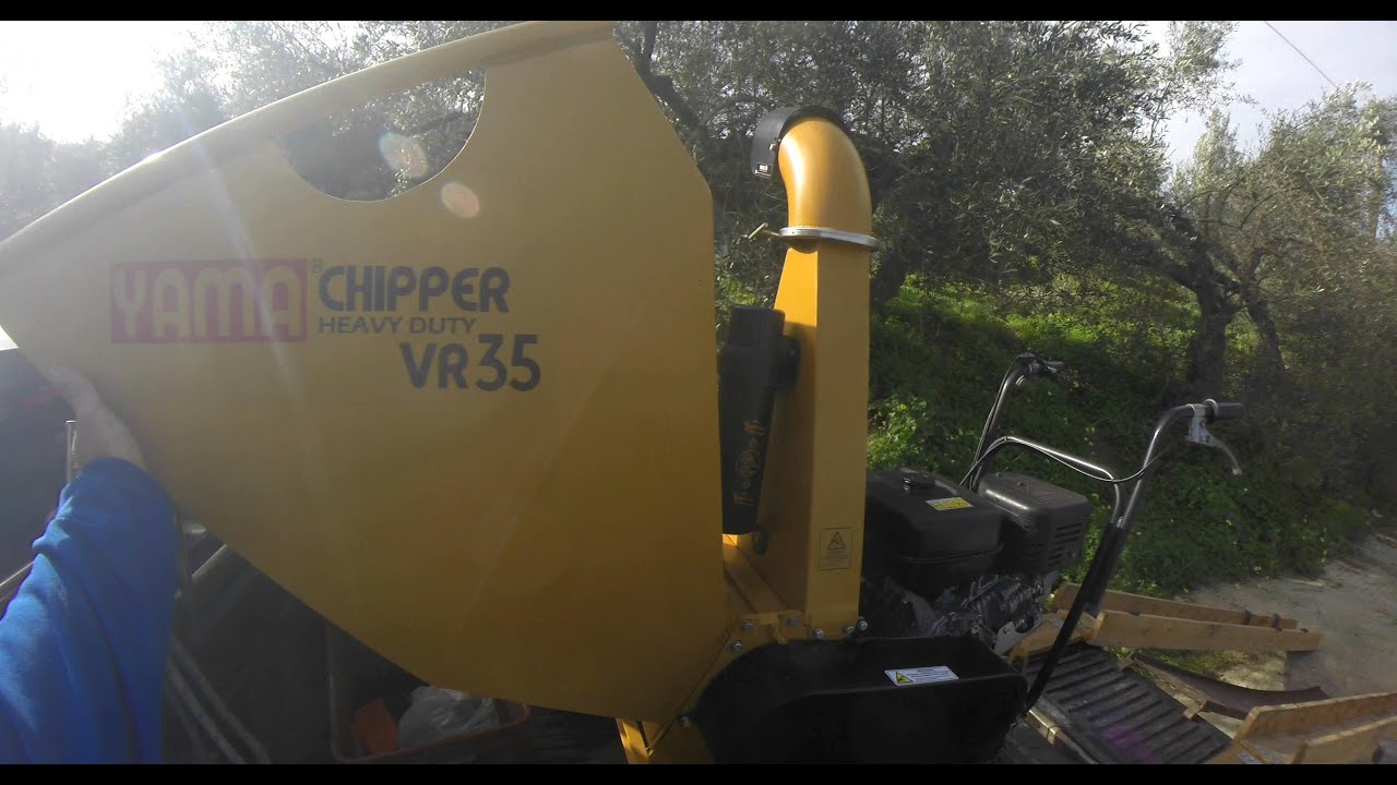 Θρυμματισμός με Yamachipper VR35 🆚 κάψιμο κλαδιών