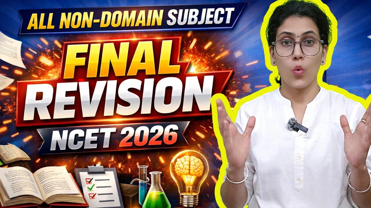NCET 2026 Final Revision #ncet   #ncet2026 #ncetitep