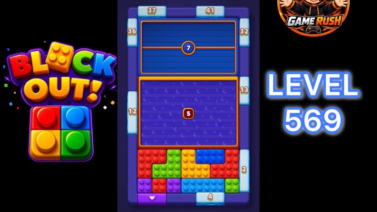 Block Out Level 569 - Block Out Super Hard Level Walkthrough - Gameplay