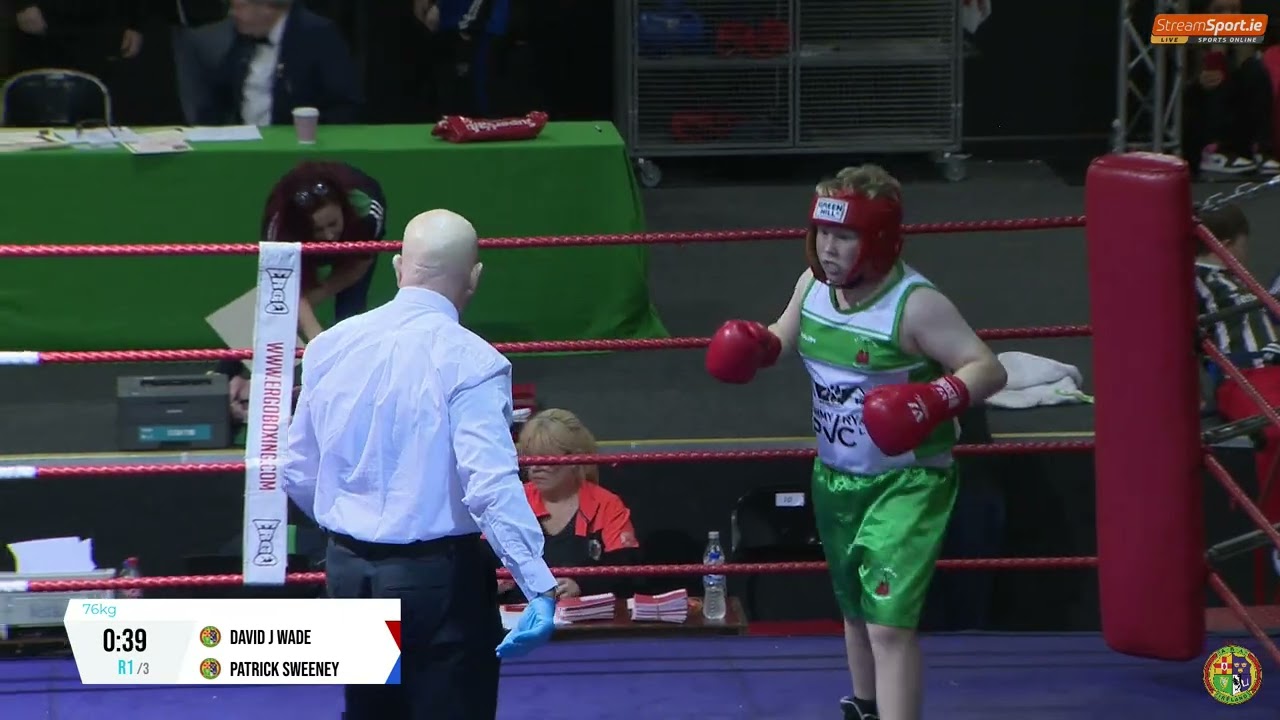 2024 National BG2 Championship: 76kg David J Wade (St Ibars/Josephs) v Patrick Sweeney (Ennis)