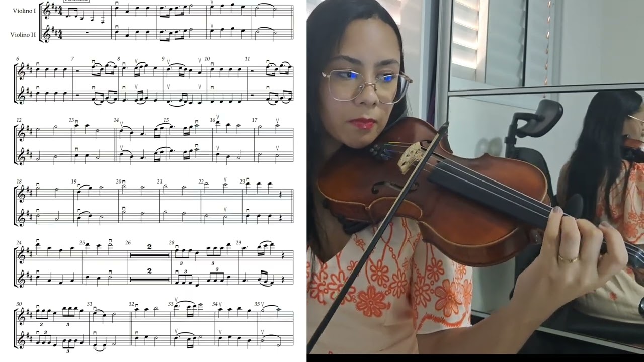 Maranata vem Senhor Jesus ICM violino 1 (partitura)