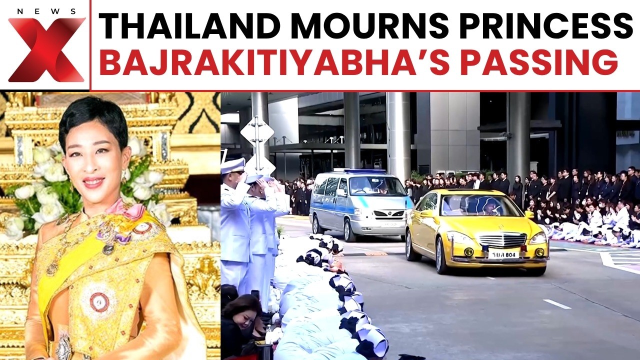 Emotional Scenes In Bangkok As Thai Princess Bajrakitiyabha&rsquo;s Body Taken To Palace | NewsX