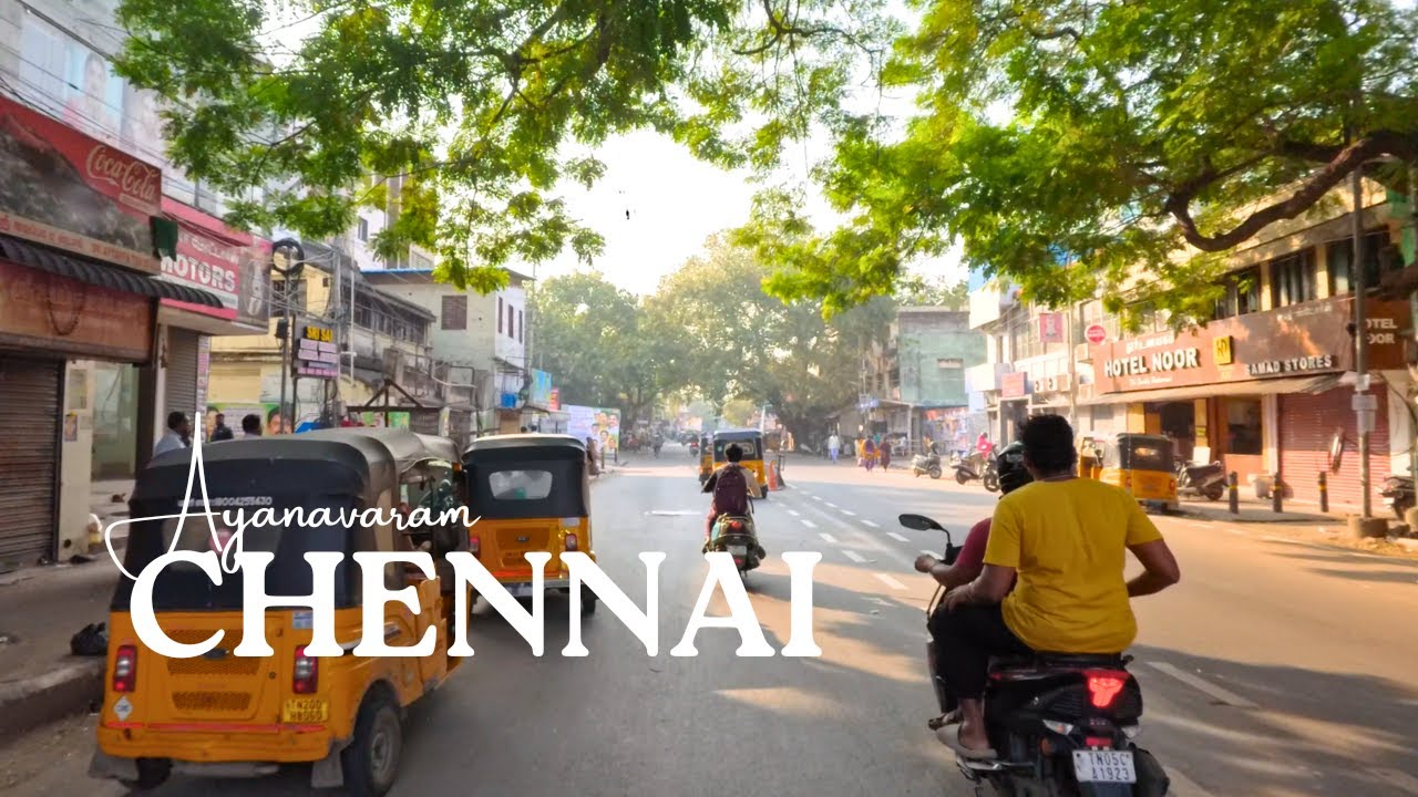 Chennai Ayanavaram Road | Quite Drive [4K]