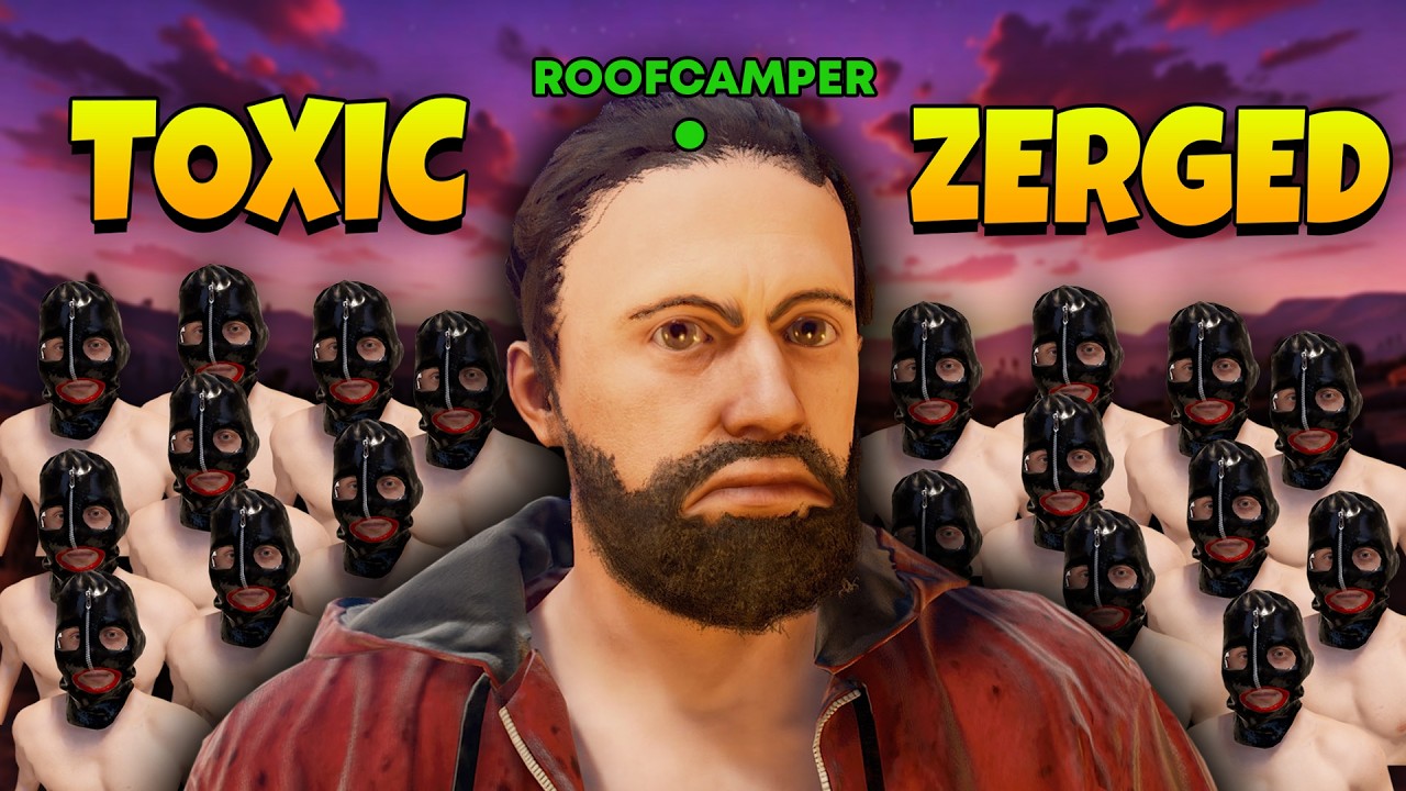 Zerging TOXIC Roofcampers In Rust