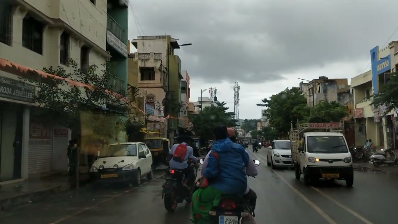 Hospete City View|| Vijaya Nagar District City || Hampi Tourist Centre|| City Life By Road