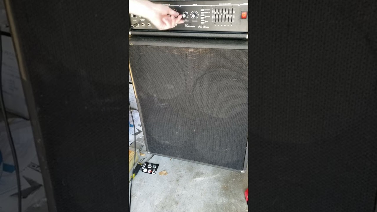 1984 Carvin Pro Bass 300W Bass Amplifier Review/Demo