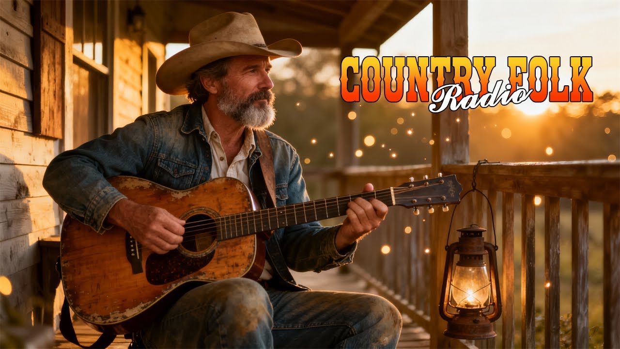 Soft Country Folk Music | Calm Acoustic Guitar for Relaxing & Sleep