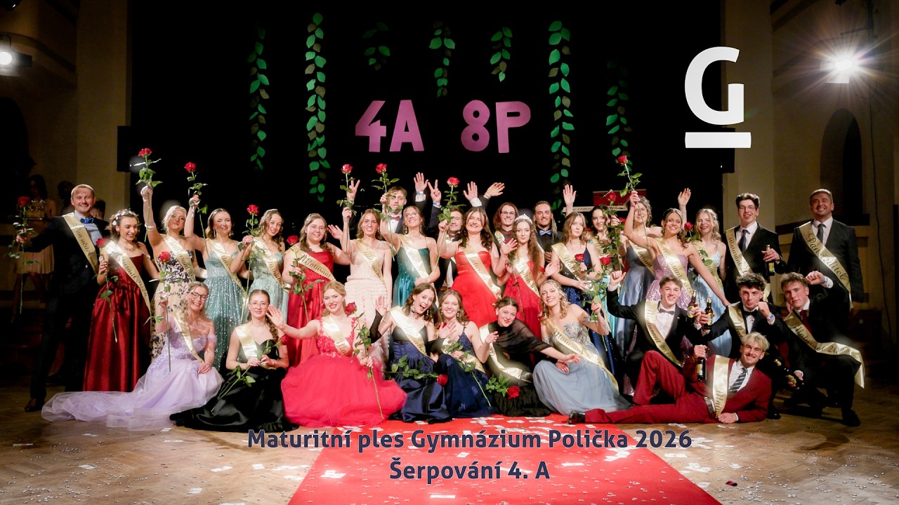 Šerpování 4. A - Maturitní ples Gymnázia Polička 2026