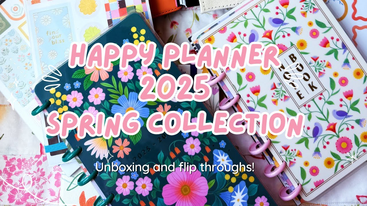Happy Planner 2025 Spring Collection!!