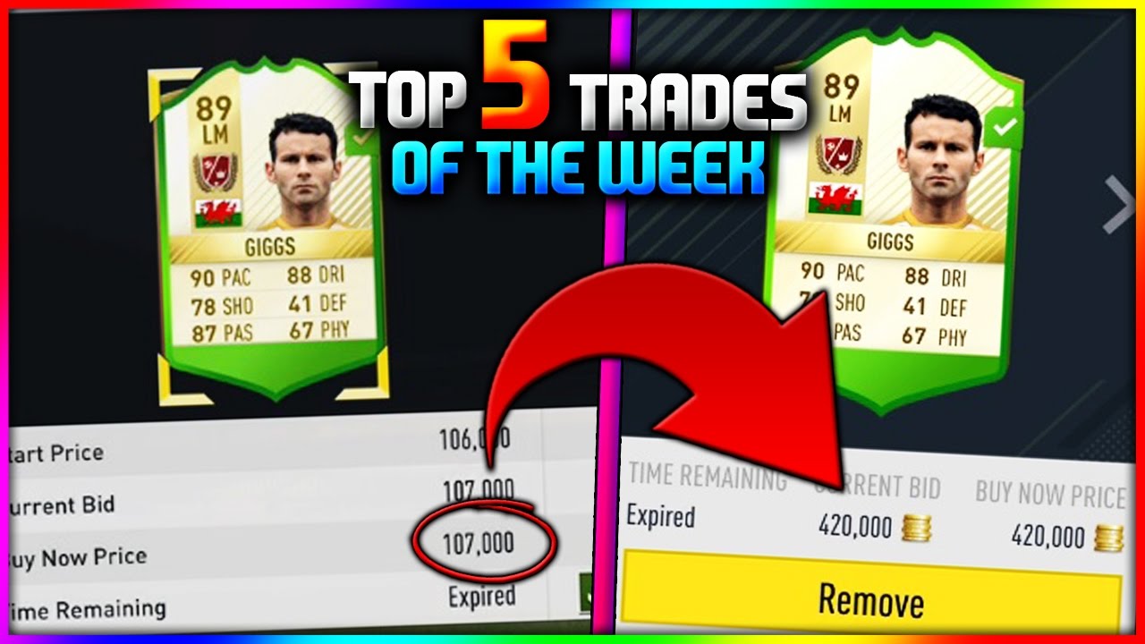 FIFA 17 | MINIMUM PRICE SNIPES LEGEND & INFORMS - FIFA 17 BEST TRADES (TOP 5 TRADES OF THE WEEK #7)