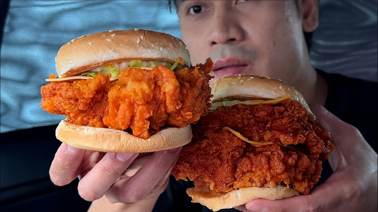 KOYAK MULUT! Burger Besar G!la weh! (Hafiz Fried Chicken)