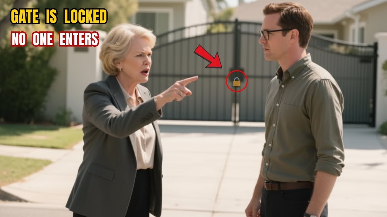 HOA Karen Freaks Out as I Lock the Gate on Her Guests — Screams 