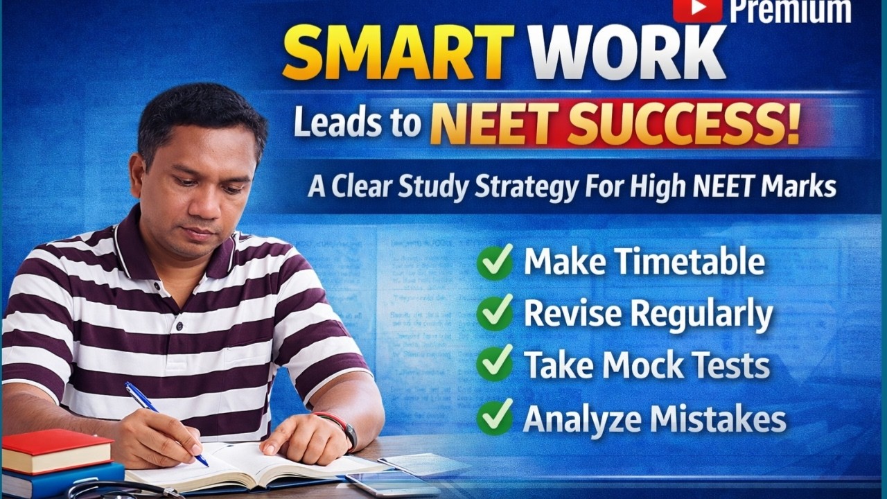 Stop Studying Hard! Do This Smart Work to Crack NEET 2026 🔥
