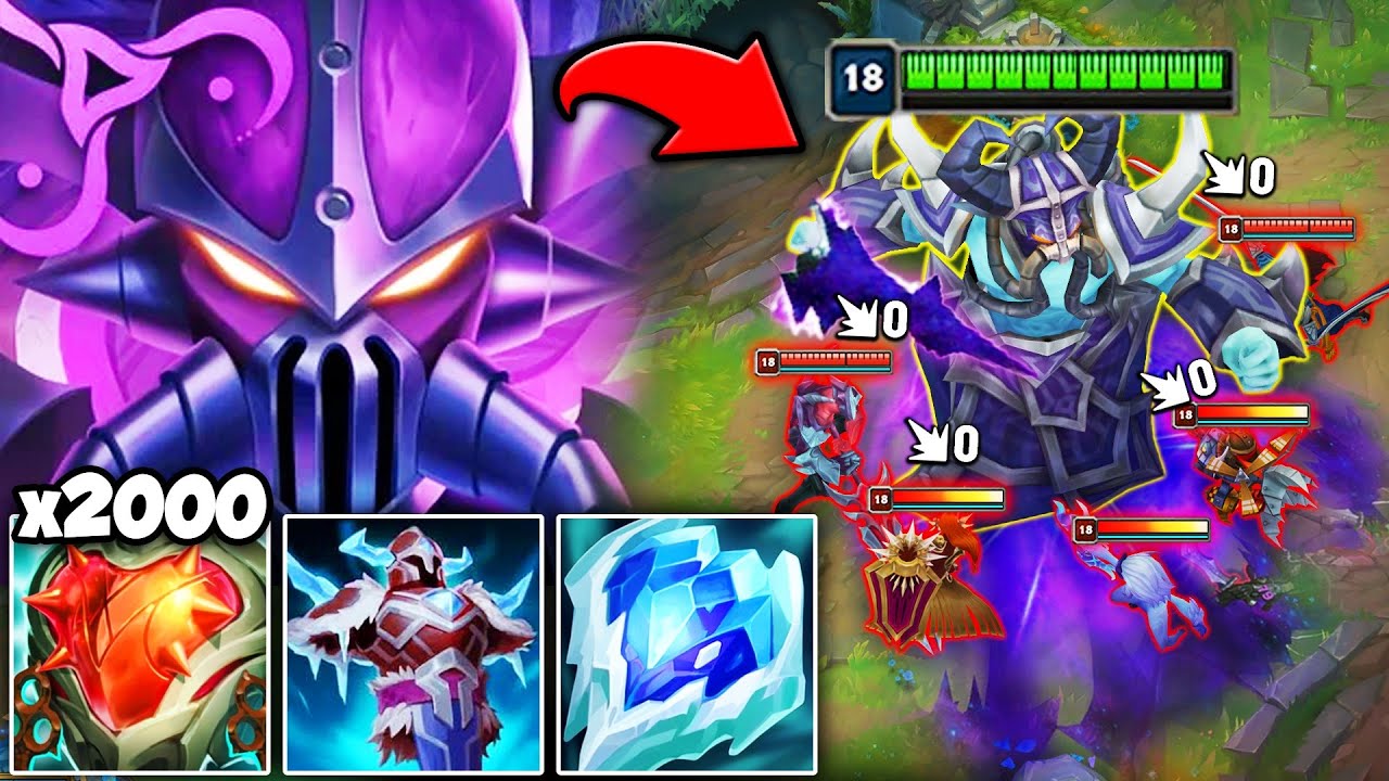 Kassadin but I'm a full tank RAID BOSS who can 1v5 your team (THIS ACTUALLY WORKS?!)