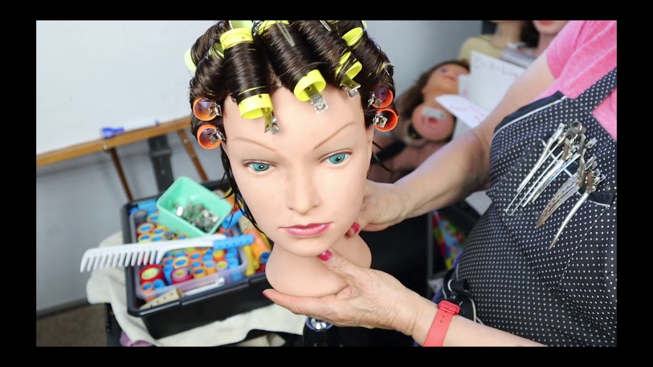 A to Z Cosmetology    Simple Roller Set for Short Hair