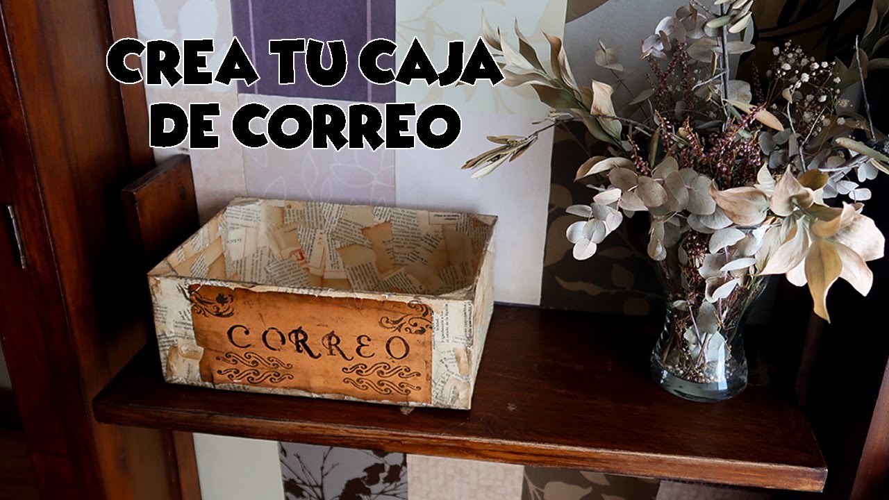 Caja de correo con cajas de fresas (RECICLAJE- Manualidades) AMAMA TXUS