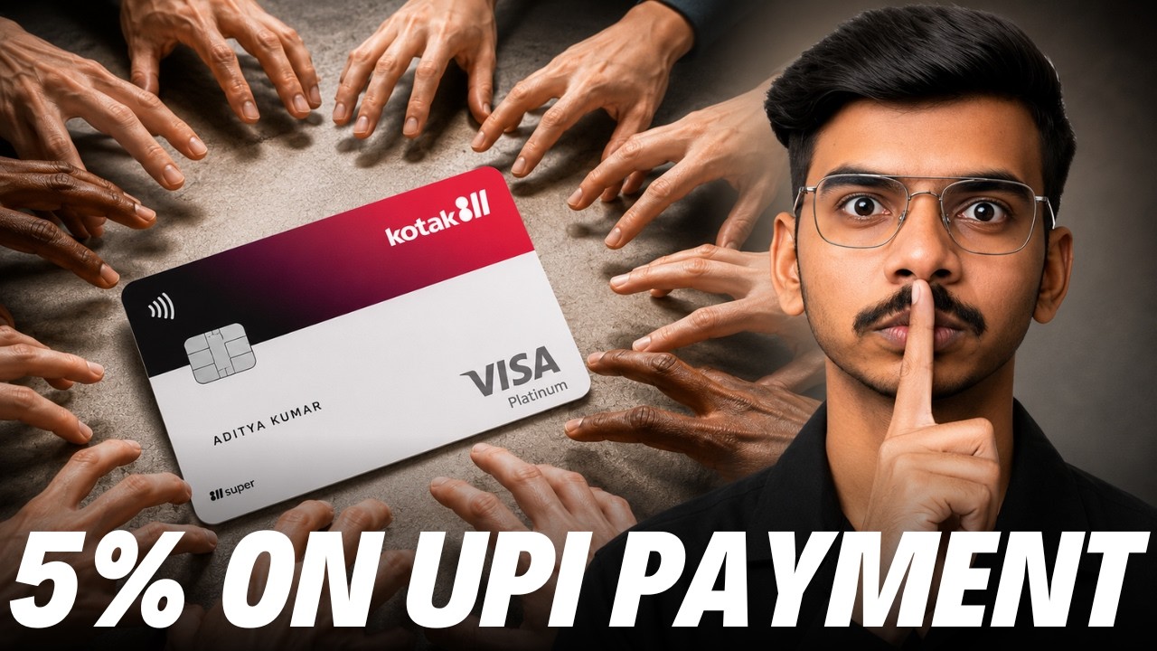 Get 5% Cashback on UPI payments | Kotak 811 Super Debit Card | Kotak 811 Super 5% Cashback 2026