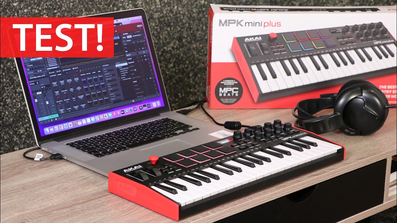 Klawiatura sterująca Akai MPK Mini Plus [ TEST/REVIEW]