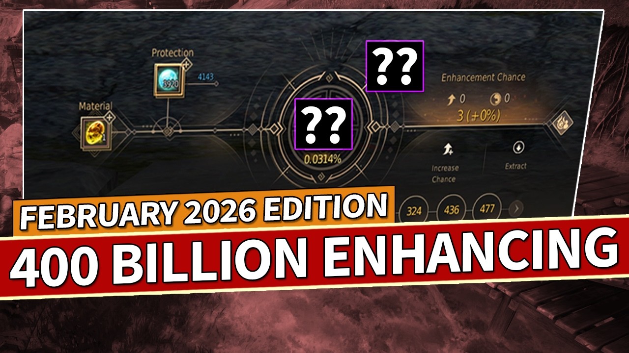 I Spent Over 400 Billion Silver This Month Enhancing - February 2026 Montage | Black Desert
