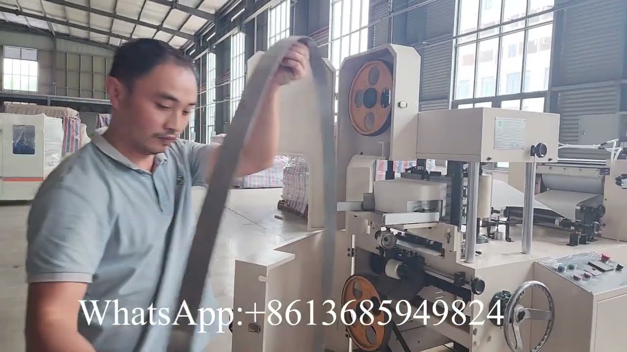 How to change blade for napkin tissue machine