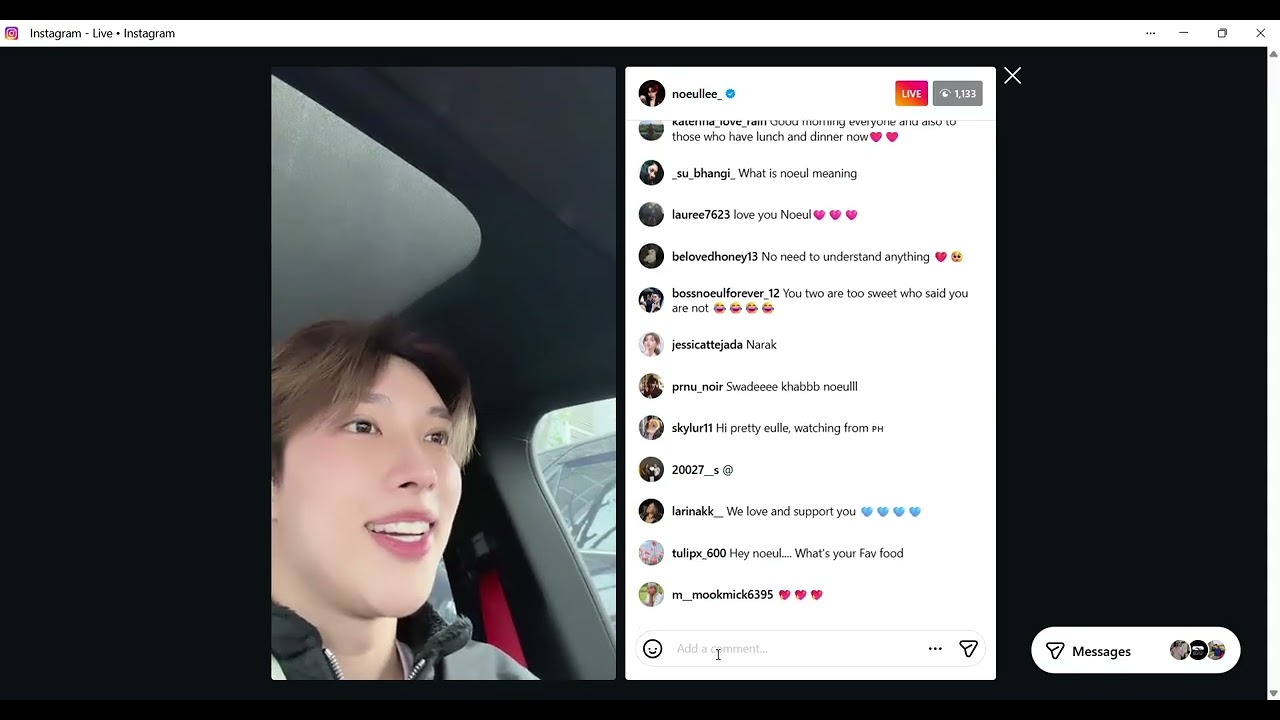 NOEUL LIVE IG 06 03 2026