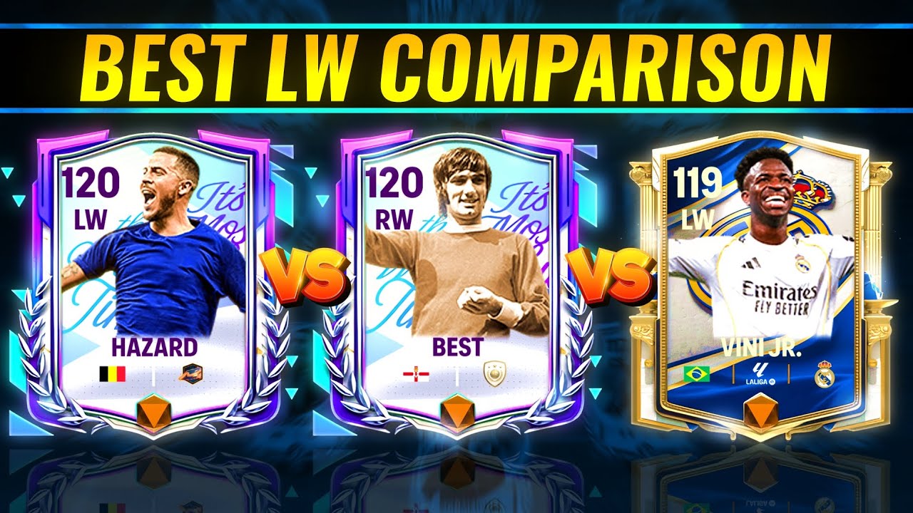 BEST H2H LW? Hazard vs Best vs vinicius || FC MOBILE 