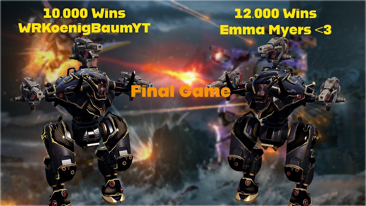 Я одновременно достиг 10 000 побед, а мой напарник — 12 000 побед в игре War Robots [Геймплей War...
