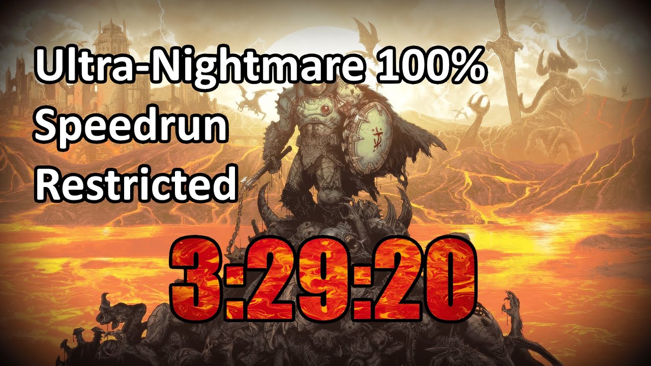 World Record | DOOM: The Dark Ages Ultra-Nightmare 100% Speedrun in 3:29:20